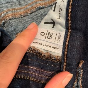 Loft high waist skinny jeans